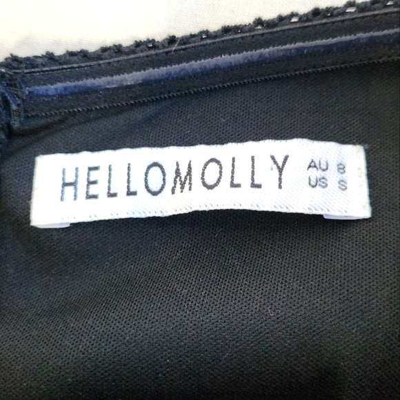 Hello Molly Black Midi Dress - Picture 2 of 5